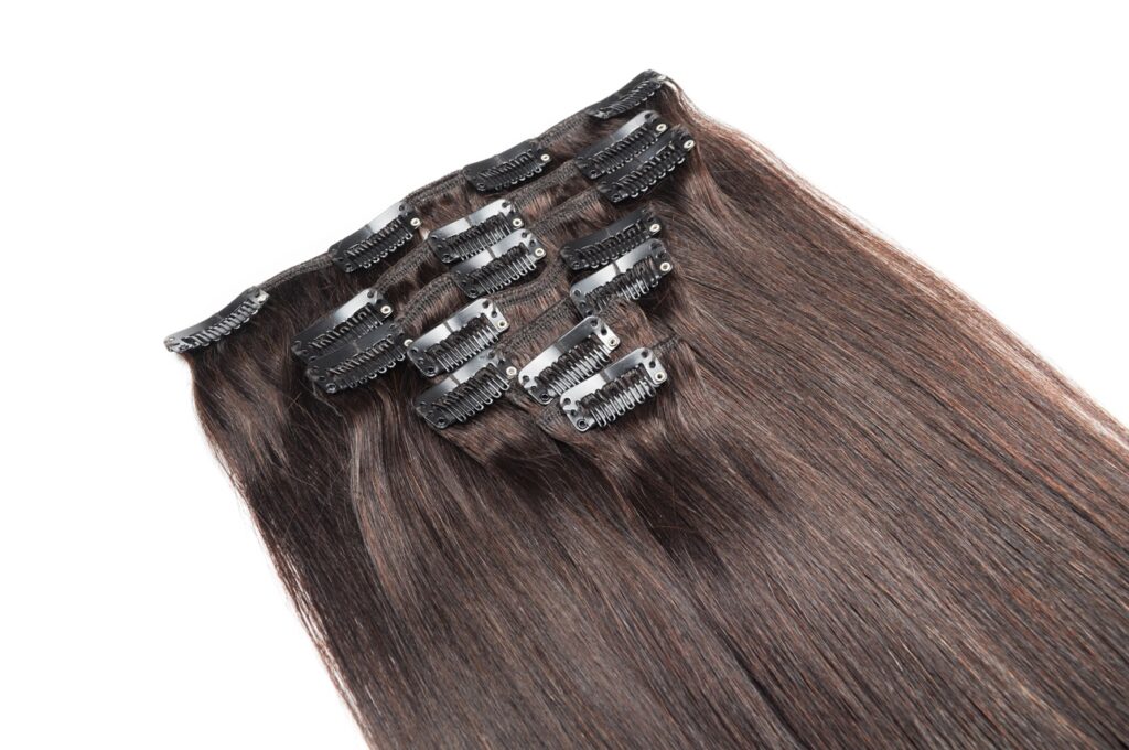 Utilize your clip in hair extensions